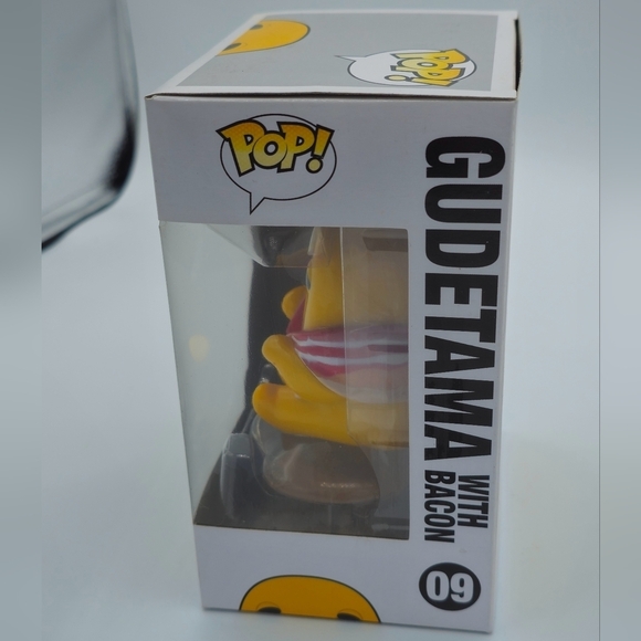 Funko Pop! The Lazy Egg Gudetama with Bacon #09 Vinyl Figure - Picture 5 of 6